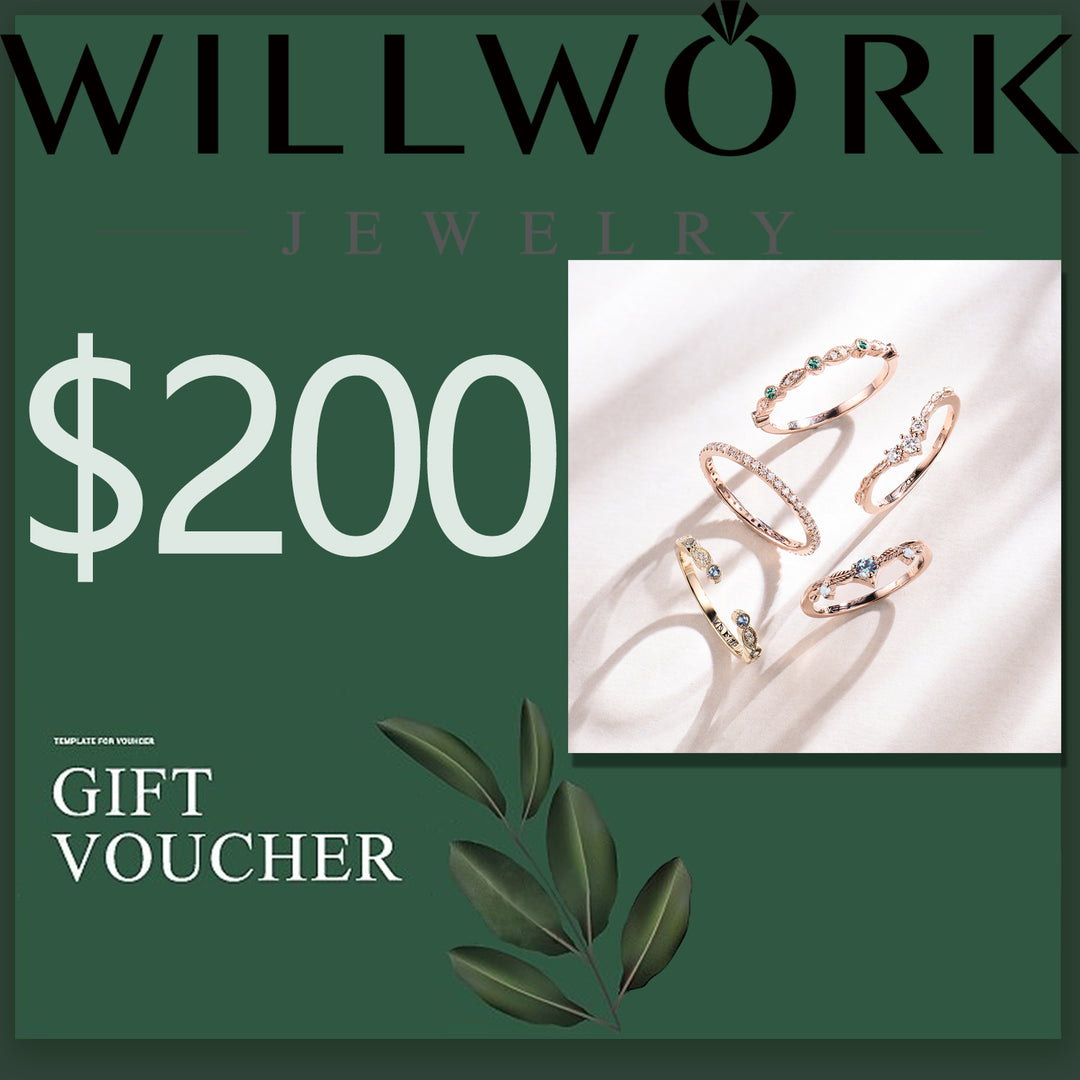 WillWork Jewelry 50$ Gift Card