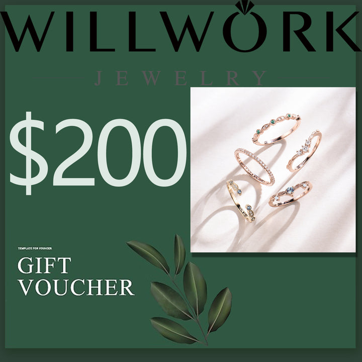 WillWork Jewelry 50$ Gift Card