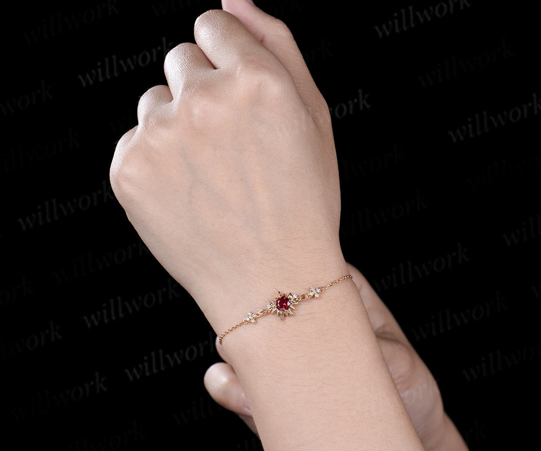 Rapunzel Inspired Sun Bracelet Crescent Solid Gold Wedding Bracelet Aquatic Agate Adjustable Bracelet Tangled Gift