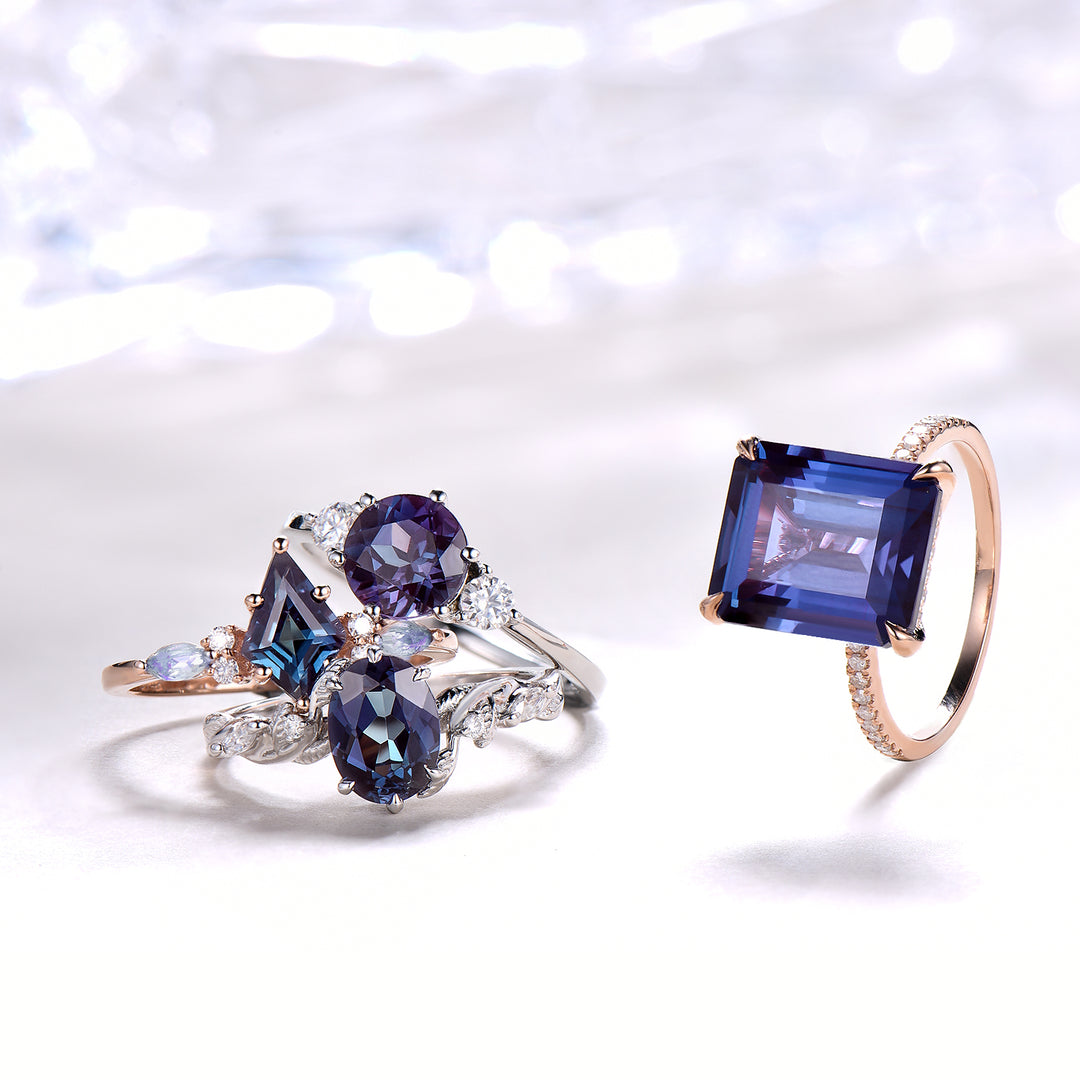 Best Alexandrite  Engagement Rings ：The Complete Guide - WillWork Jewelry