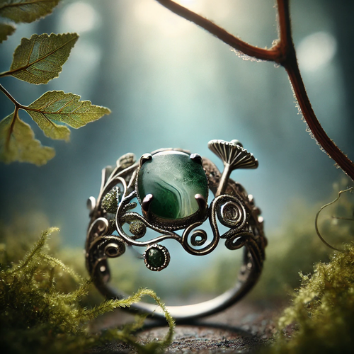 Meaning of Moss Agate Engagement Rings, Caring for It and Choosing One