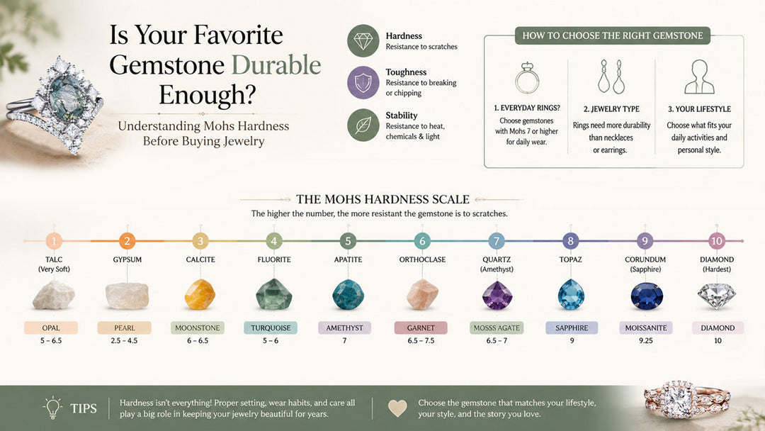 Is Your Favorite Gemstone Durable Enough for Everyday Wear? Understanding Mohs Hardness Before Buying Jewelry
