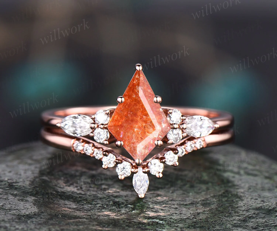 Radiate Like the Sun with a Sunstone Engagement Ring