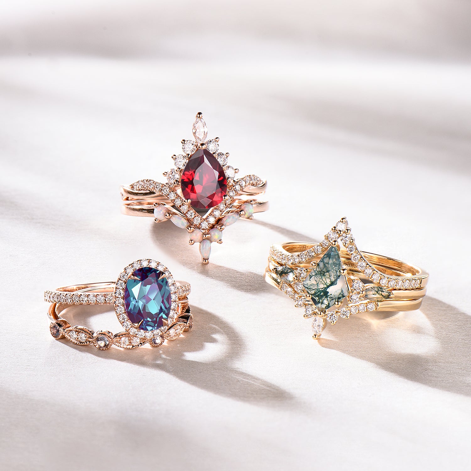 Buy Mid Century Platinum Diamond Engagement Ring Online | Arnold Jewelers
