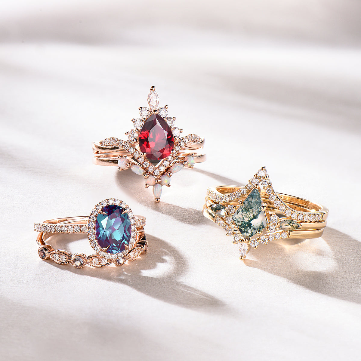 Stones On Rings Green Stone Rings- A Guide To Green Gemstones for All Ring Types ...
