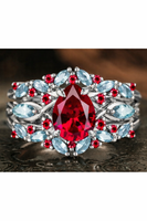 Custom order for Jessica Hulsey(3pc ring set, 925 sterling silver, ring size 9)