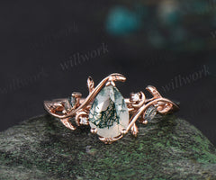 Custom order for Bennett Luo(1pc engagement ring setting, 14k rose gold, size US 5)