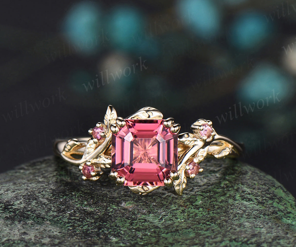 Pink Tourmaline Ring, Natural Tourmaline Ring, Engagement Ring, Tourmaline Gemstone hotsell Ring, High Quality Tourmaline Ring, Birthday Gift Ring,