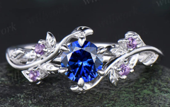 Custom order for Jaden Willis(1pc engagement ring, 925 sterling silver, size 5.5)