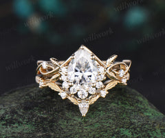 Custom order for ethanmayeaux(2pc ring set, 14k rose gold, ring size5.75) - 1st Payment