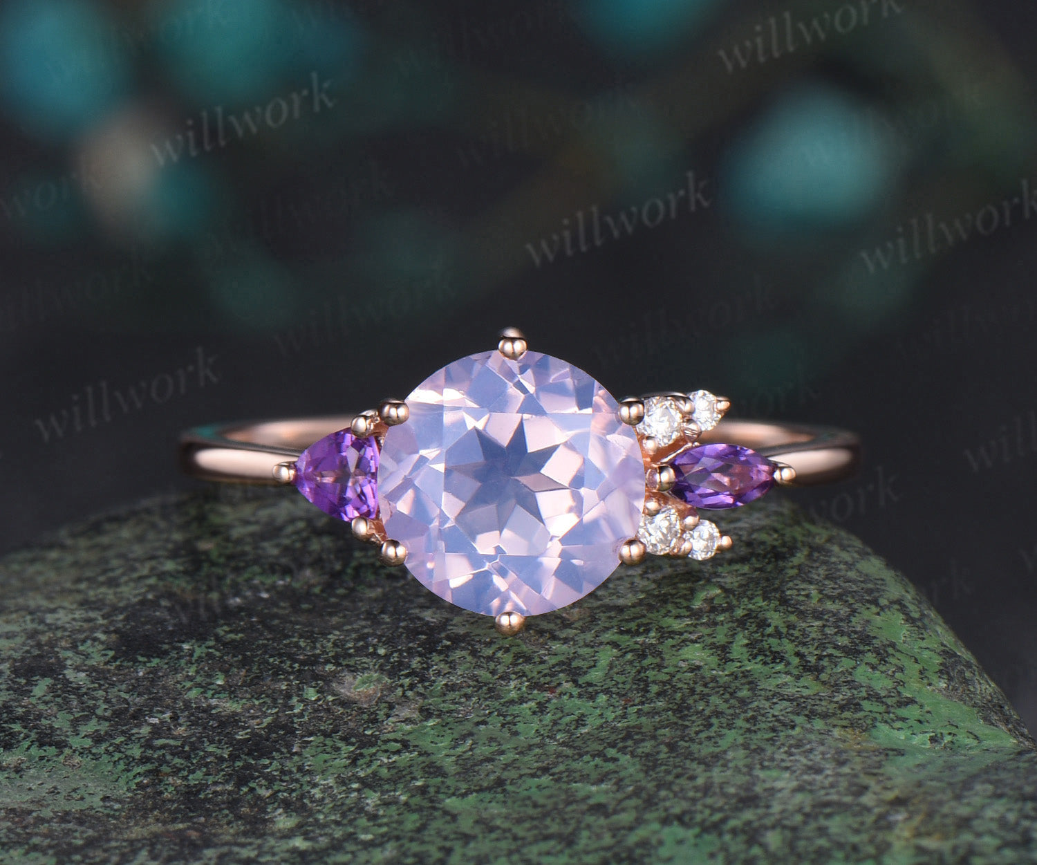 10k Gold June Birthstone hot Ring Purple/Lavender size 5?