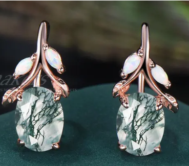 Custom Order for Cameron Herzog(Earring & Necklace set, 9k rose gold)