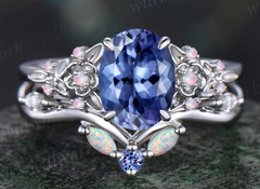 Custom order for James Booth(2pc ring set, platinum, ring size US 5.5 )