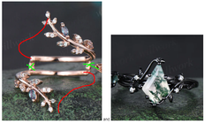 Custom order for Caleb Bartel(3pc ring set, 14k yellow gold, ring size 6.25)