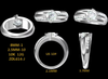 Custom order for Evan Snook( Men ring, 10k white gold, ring size 10)
