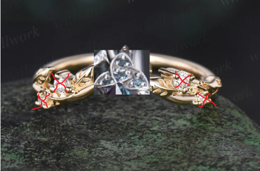 Custom order for Brent Deatrick(3pc ring set, platinum, ring size 8.5)