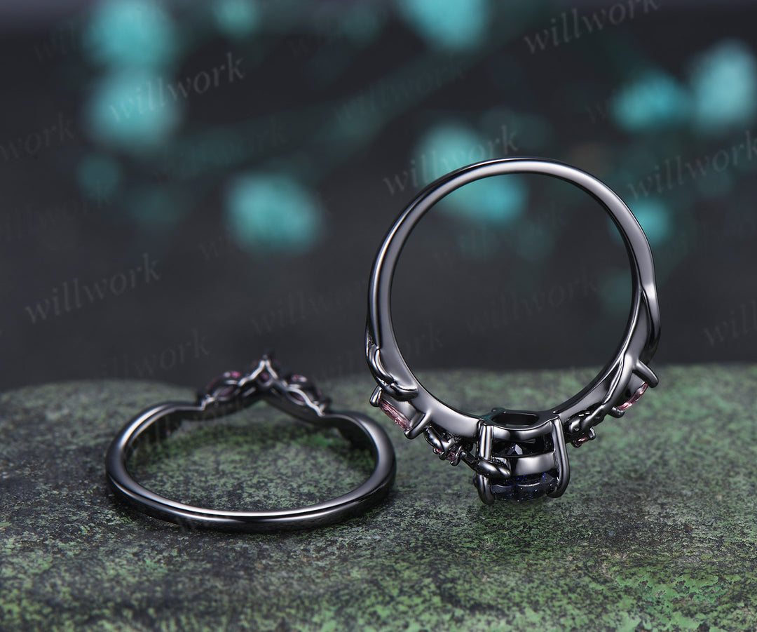 Ramy Brook Alena Stone Cocktail Ring in Black - 6 Ramy Brook Alena Stone Cocktail Ring in Black - 6