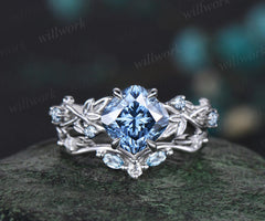 Custom order for Tyler Highfill(2pc ring set, platinum, ring size 7)