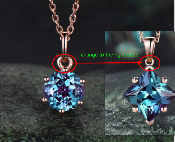 Custom order for Connor McCauley(pendant only, 14k yellow gold )