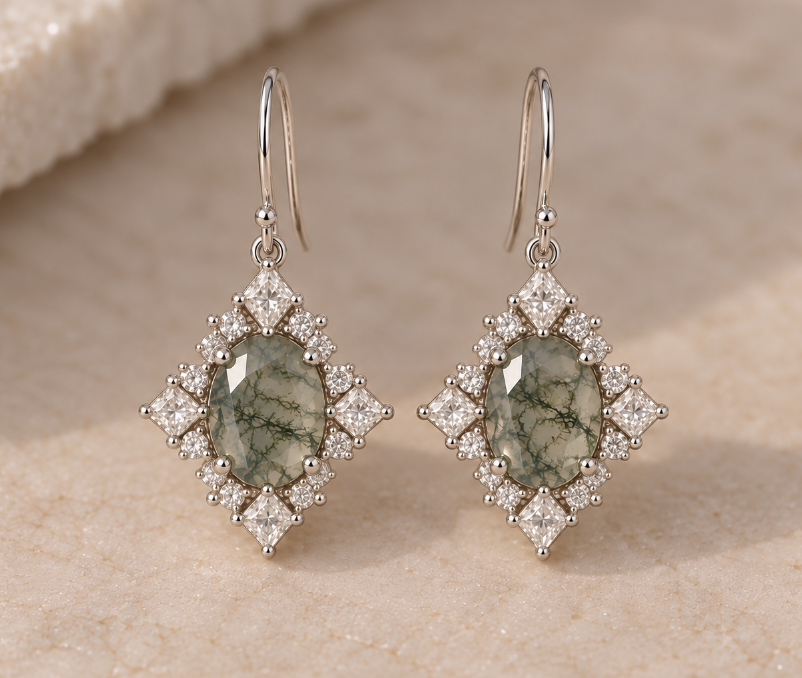Custom Order for Kelcie Yates(Earrings, 925 sterling silver)