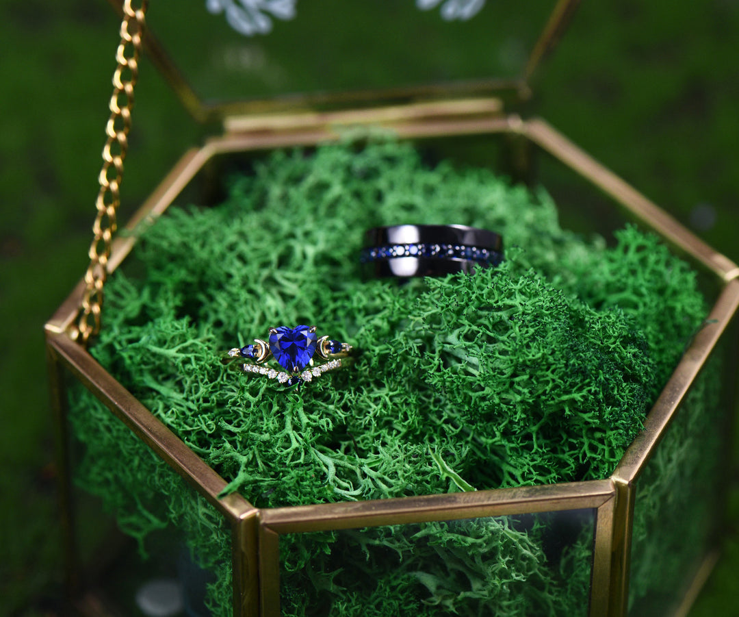 Customizable Hexagon Transparent Jewelry Box