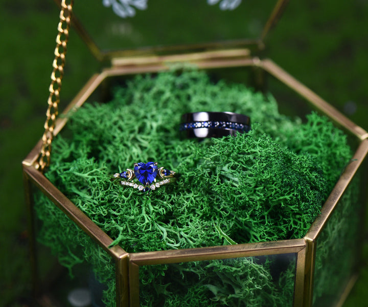 Customizable Hexagon Transparent Jewelry Box