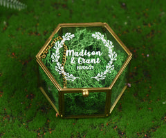 Customizable Hexagon Transparent Jewelry Box