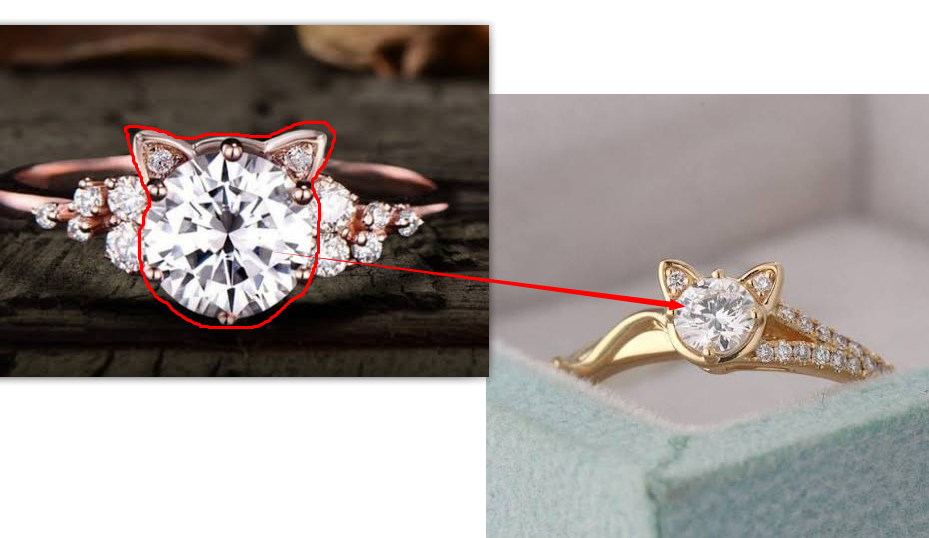 Custom Order for Tyler Sarri(1pc engagement ring, 925 sterling silver, ring size 7)