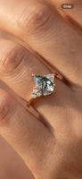 Custom Order for Alexa Chattleton(1pc engagement ring, 10k white gold, ring size 7)