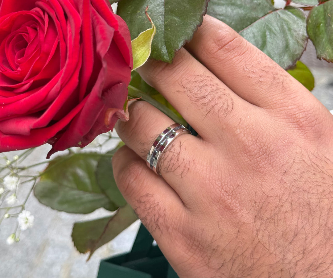 Baguette cut alexandrite wedding band men half eternity mens wedding ring band June birthstone ring anniversary gift