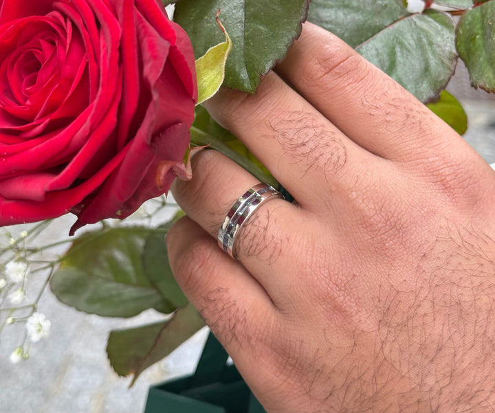 Baguette cut alexandrite wedding band men half eternity mens wedding ring band June birthstone ring anniversary gift