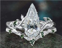 Custom Order for Nathan Shreffler(2pc ring set, platinum, ring size 6.5)