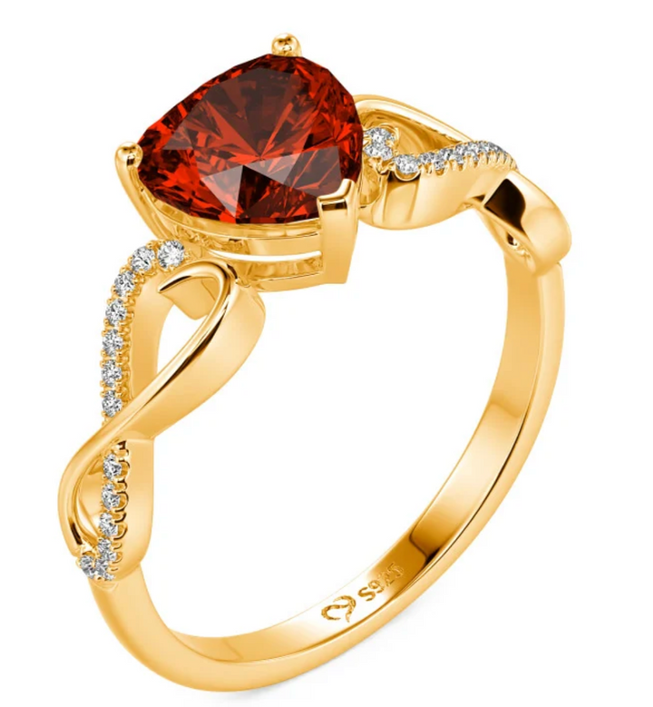 Custom order for Elmer Romero(1pc engagement ring, silver gold plated, ring size 7)