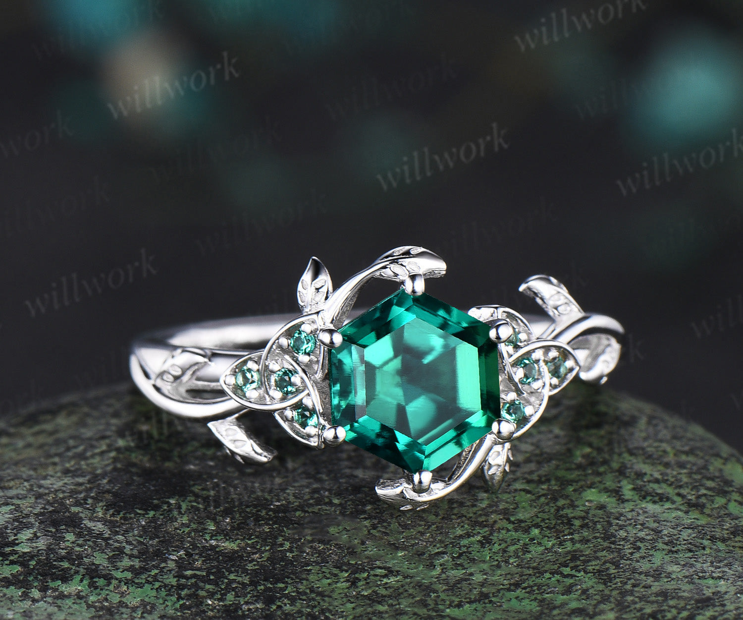Custom order for Brandi Pechacek(2pc ring set ,925 sterling silver