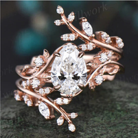 Custom order for Kyle Kotch(2pc ring set, 18k rose gold, ring size 9) 7 Playments