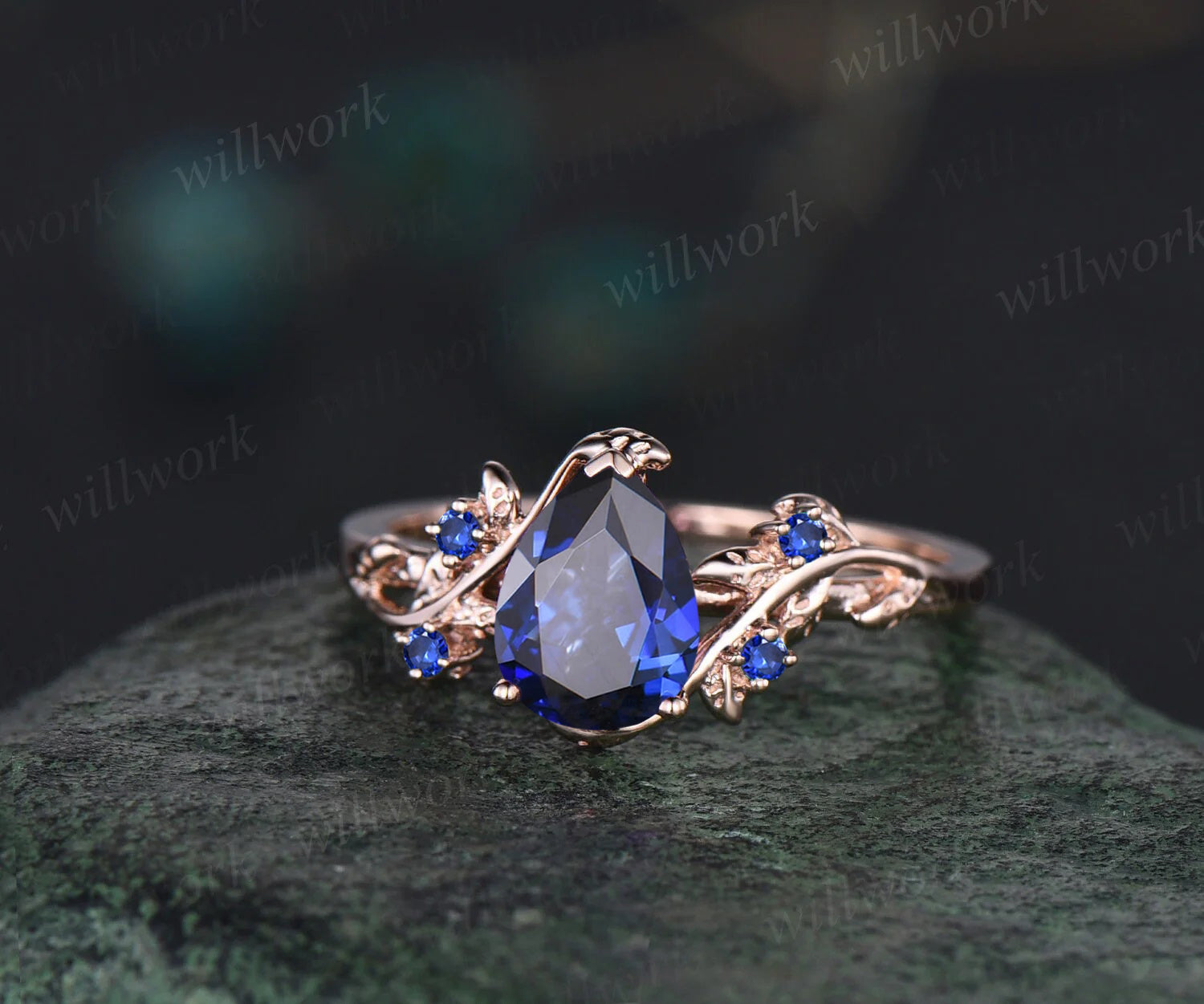 September birthstone promise on sale rings