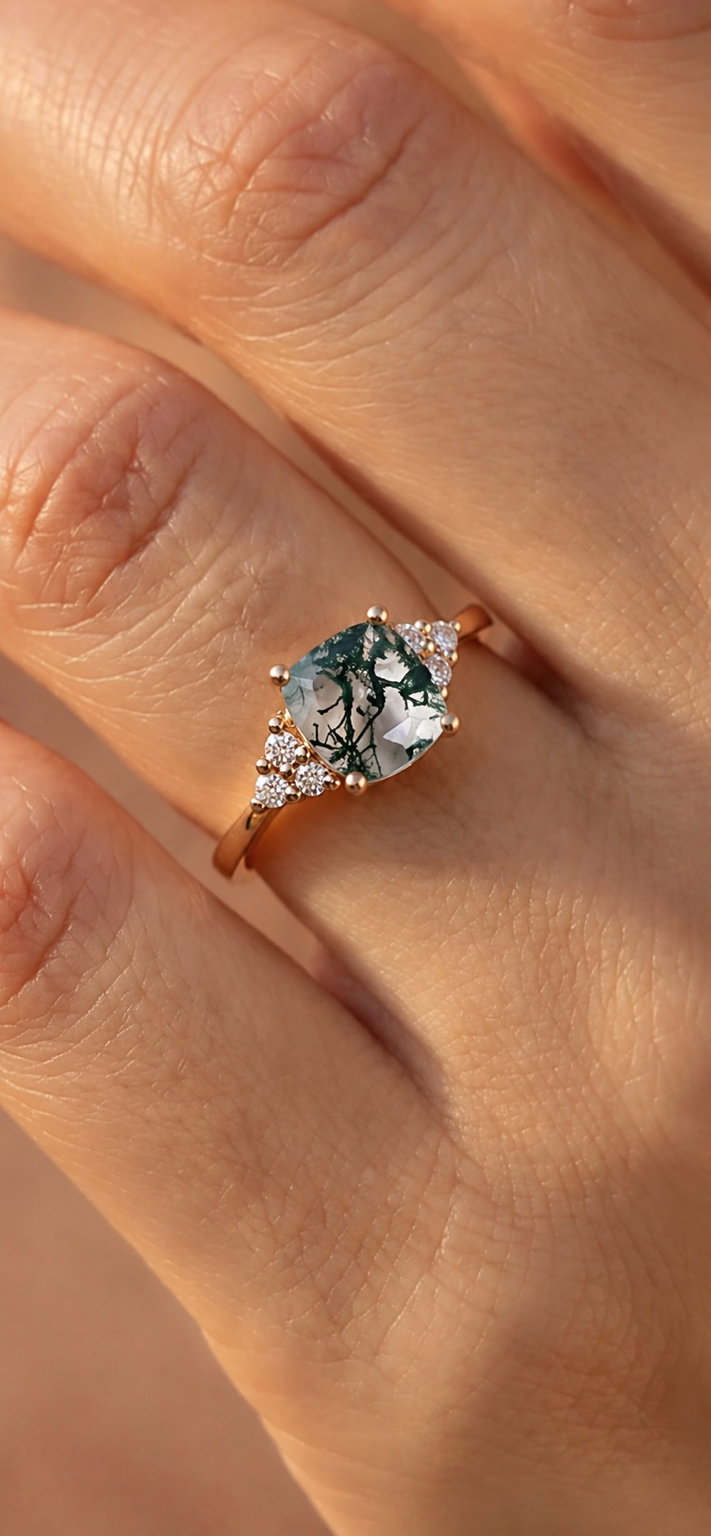 Custom order for Alexa Chattleton(1pc engagement ring, 10k rose gold, ring size 6.5)