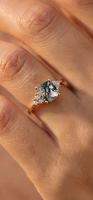 Custom order for Alexa Chattleton(1pc engagement ring, 10k rose gold, ring size 6.5)
