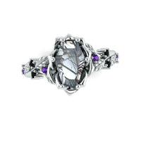 Custom Order for Alex Mcmillan(1pc engagement ring, 10k white gold, ring size 6)