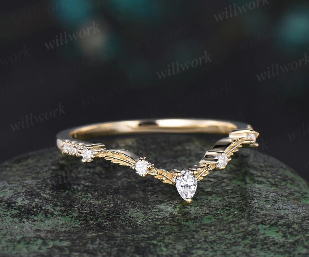 Oval cut aquamarine ring vintage rose gold leaf floral nature inspired engagement ring women art deco cluster diamond bridal ring set gift