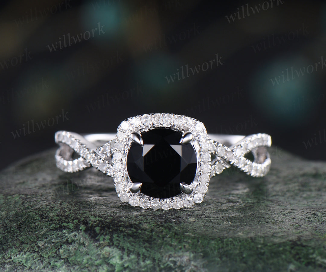 Gemstone: Black Onyx - Birthstone Of July - Engagement Rings