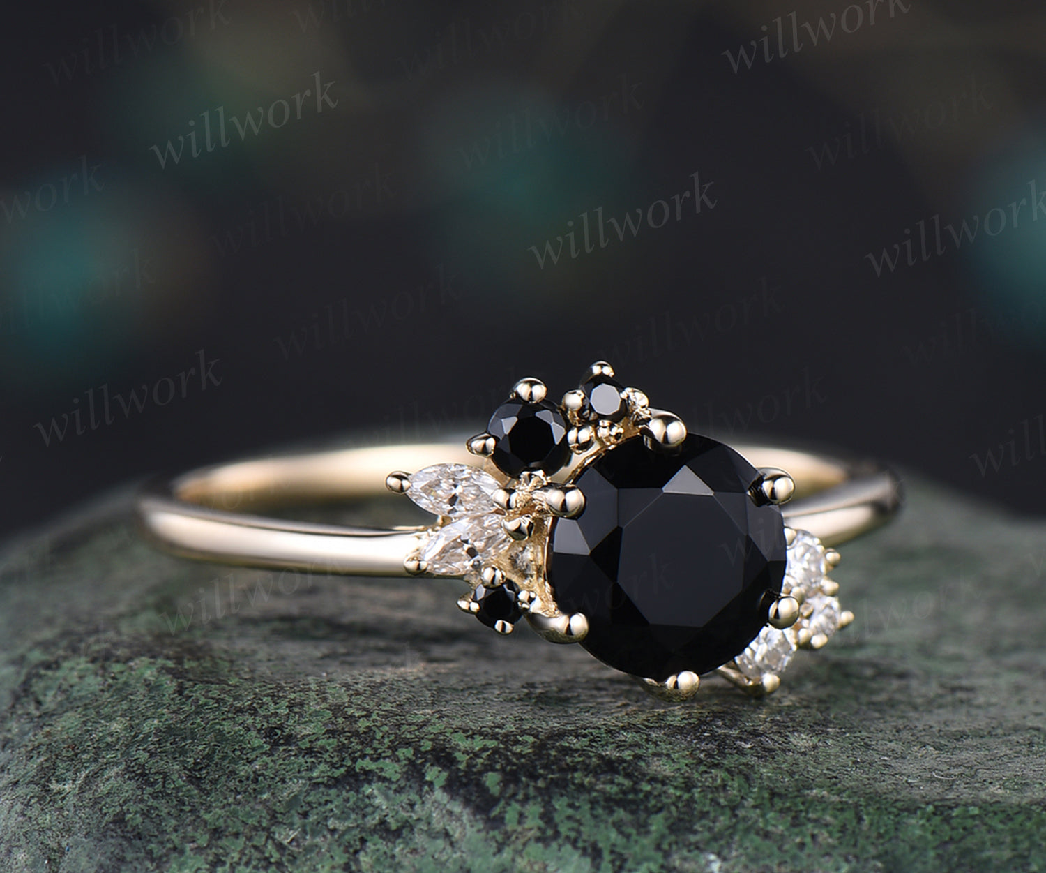 Black Onyx Ring / 925 Sterling Silver Ring / hotsell Black Gemstone Ring / Octagon Cut / Wedding Ring / Anniversary Ring / Engagement Ring