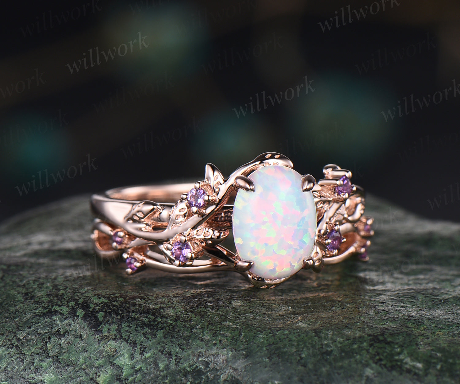 Infinity sale opal ring