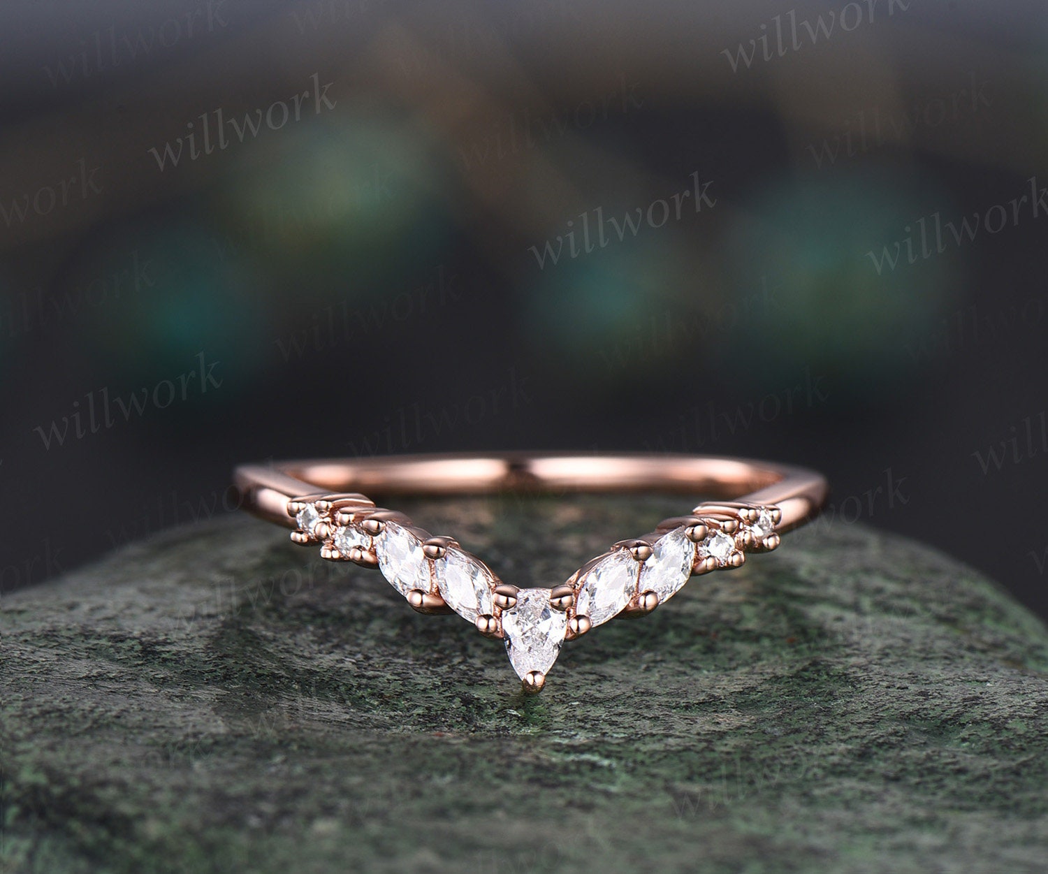 Dainty pear shaped engagement ring best sale