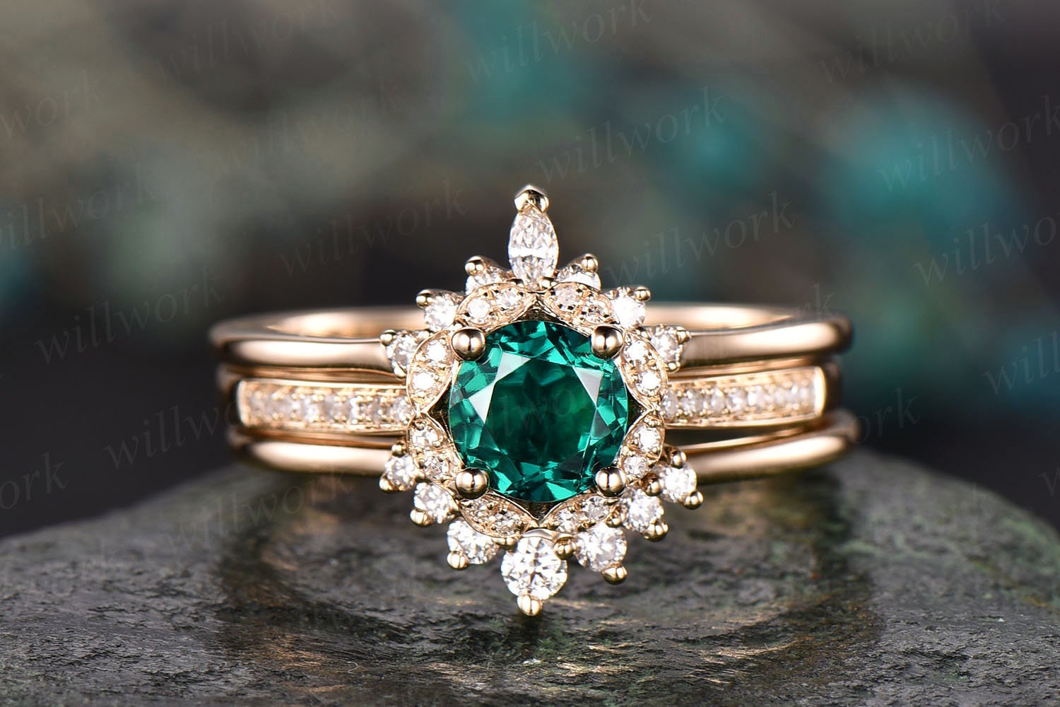 Matching hot sale birthstone rings