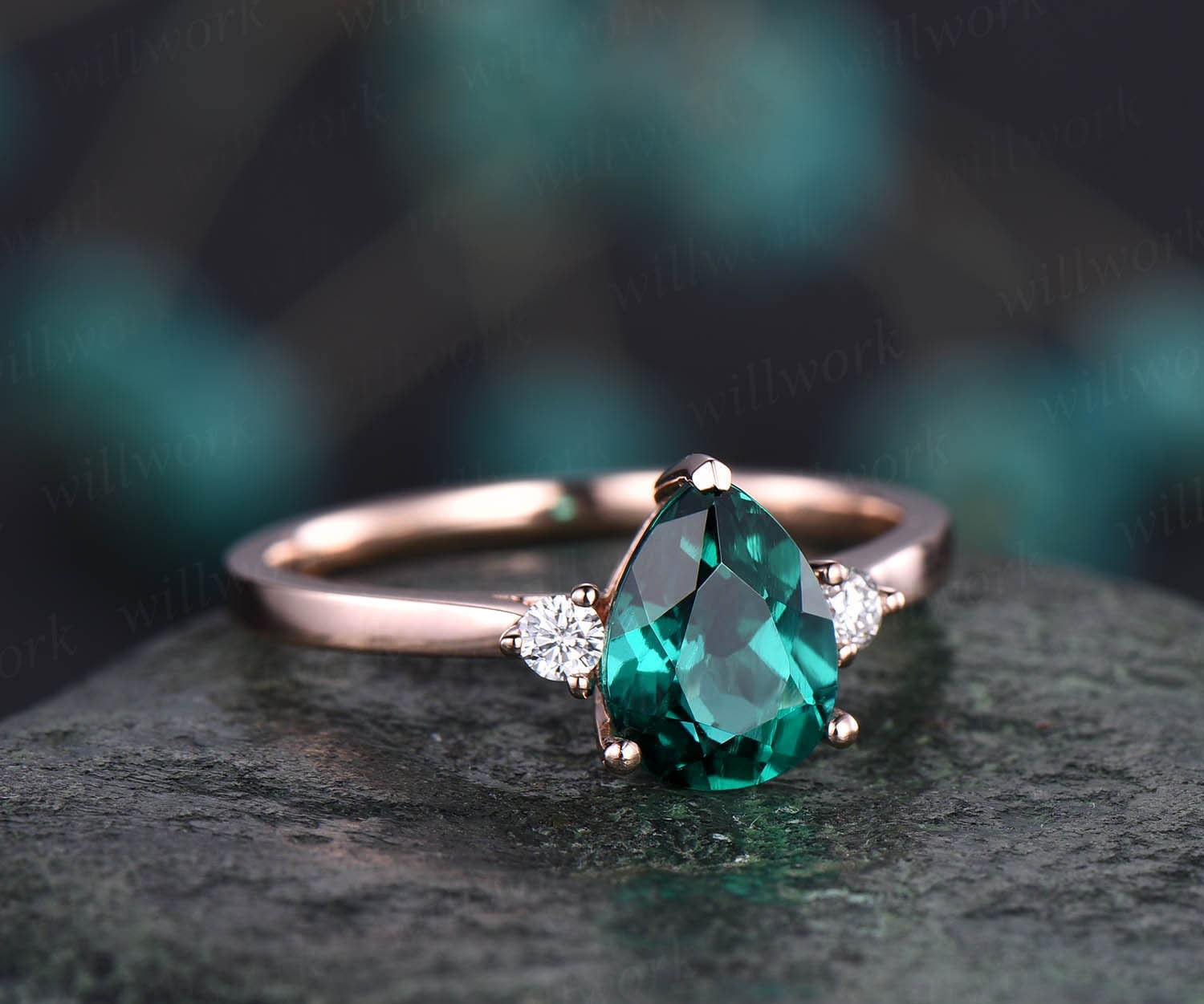 Emerald ring clearance may birthstone ring