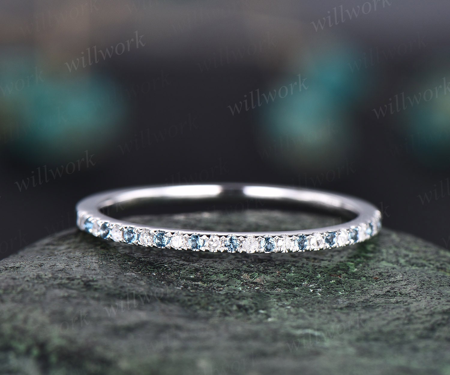 2.7mm Micro Setting Diamond Eternity Ring - Reve Diamonds London UK