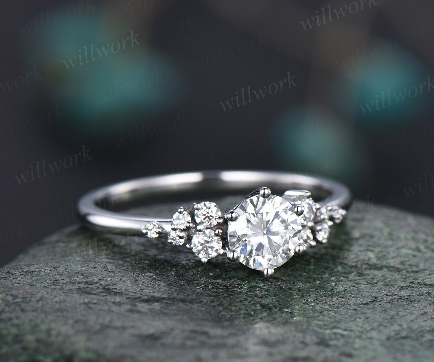 Shop White Gold Engagement Rings | Made with Fire & Love