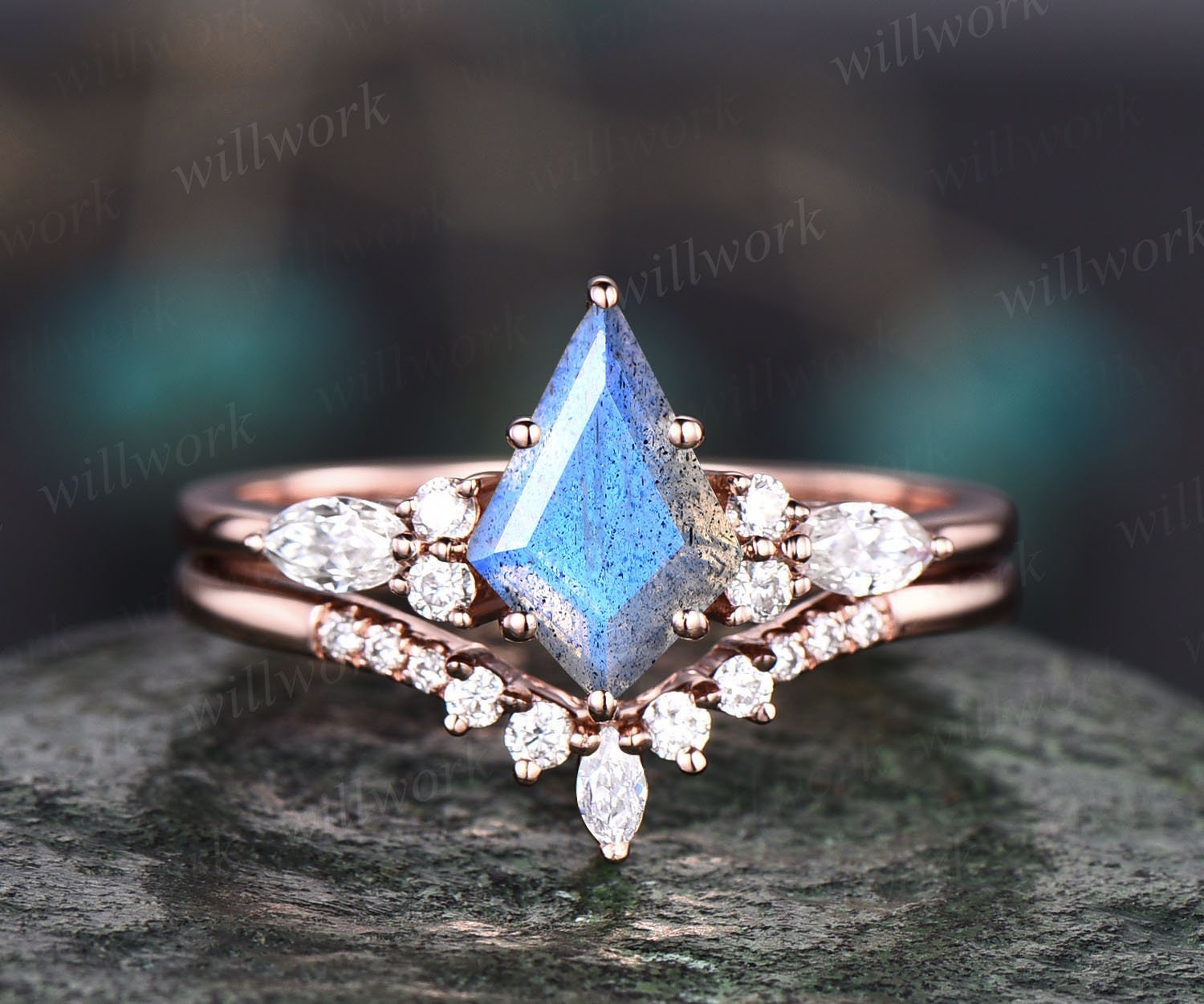 1 Ct H VS2 Diamond Engagement Ring, 6 Prongs Round 18K White Gold Ring,  Bridal Wedding Ring, Women's Jewelry