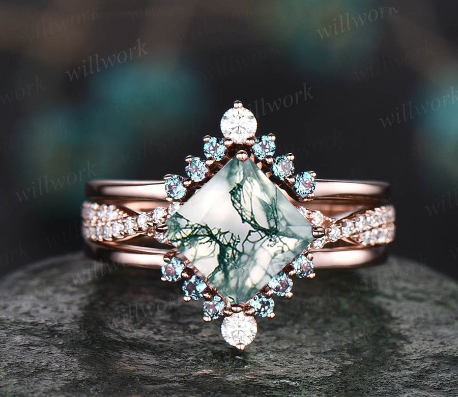 Wedding Ring Set | WillworkJewelry – Page 2 – WILLWORK JEWELRY
